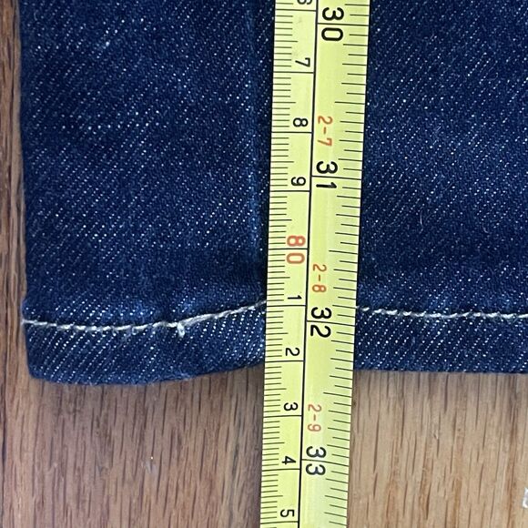 JUDY BLUE Retro Wide Leg Denim Jeans Size 14W Dark Wash Blue Modern Chic Casual - Picture 9 of 11